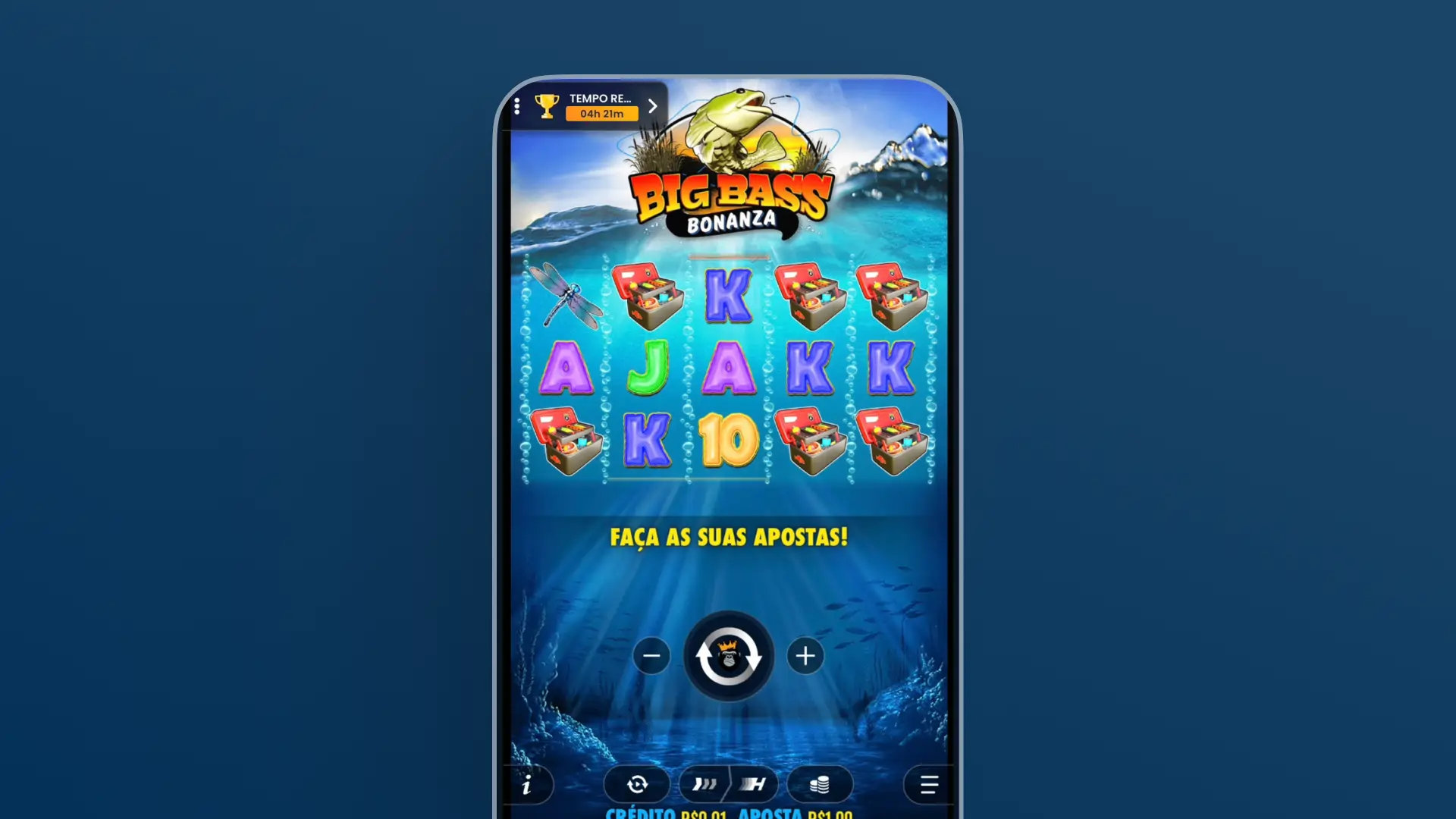 captura de imagem do slot Big Bass Bonanza