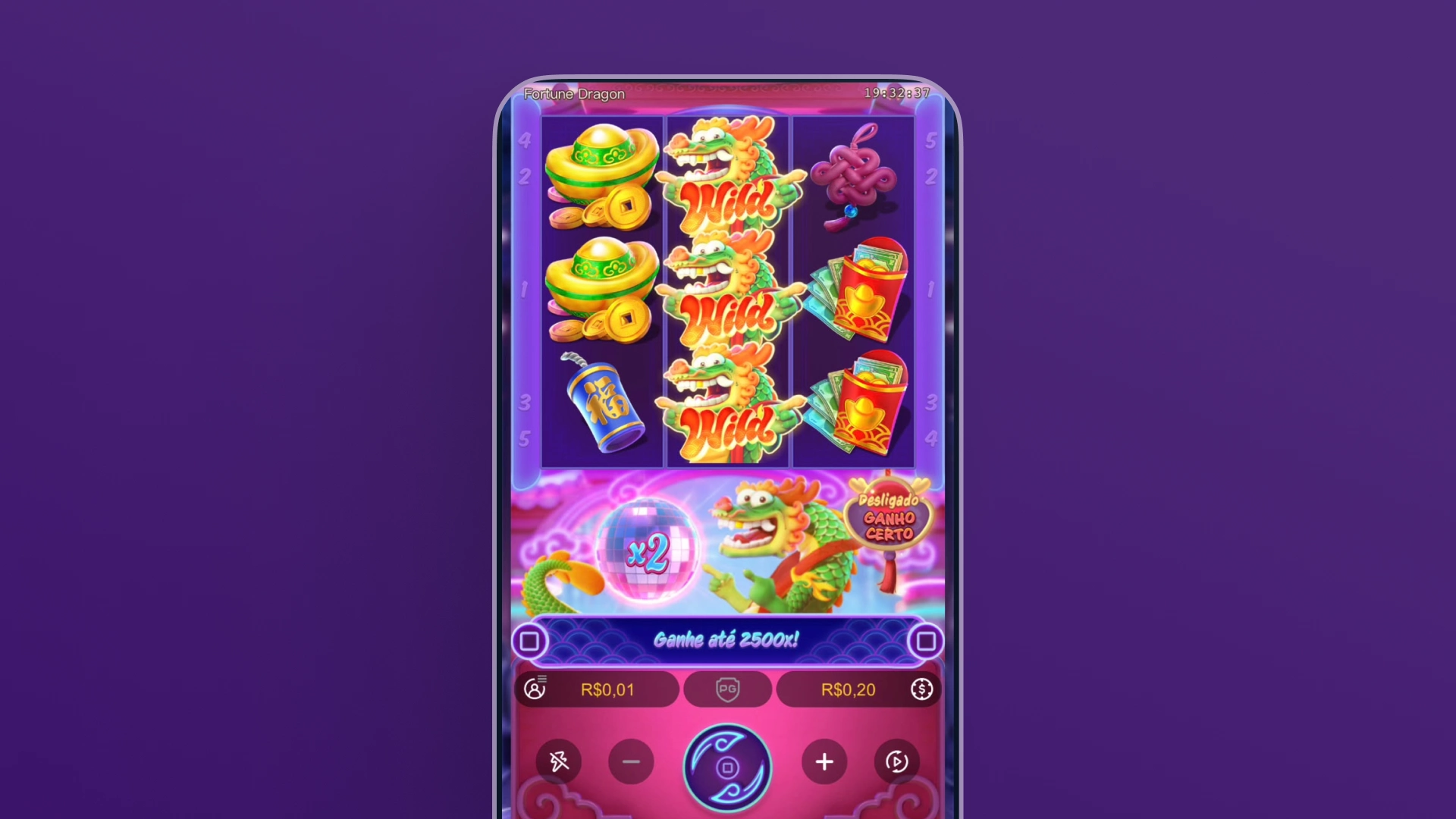 captura de imagem do slot Fortune Dragon