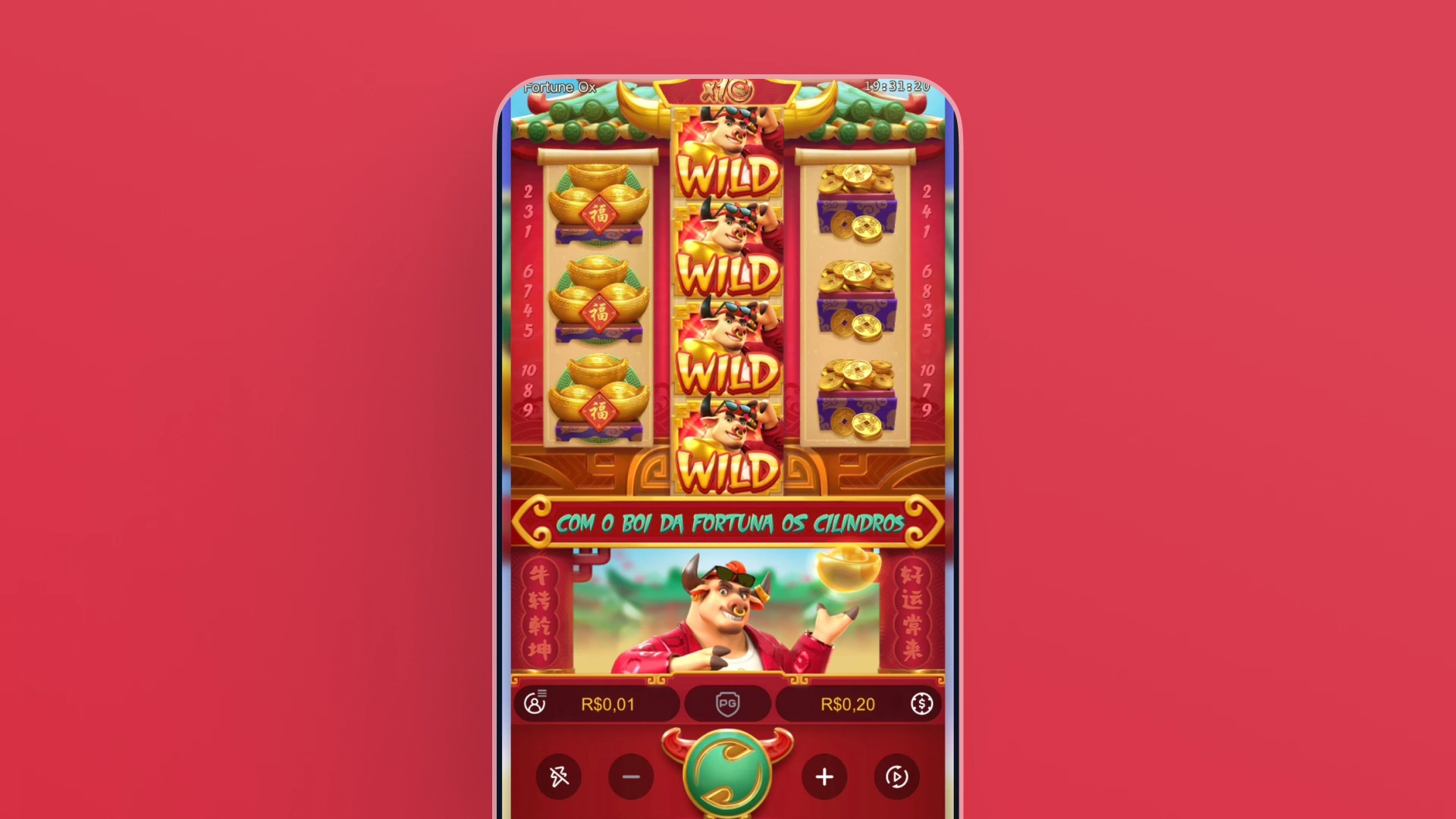 captura de imagem do slot Fortune Ox